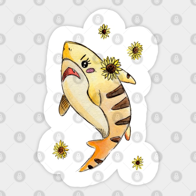 Tiger-chan noticed you! Sticker by narwhalwall